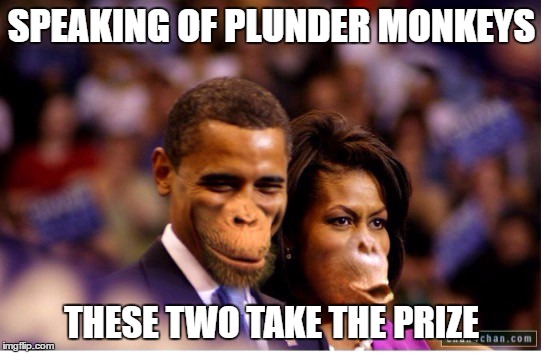 SPEAKING OF PLUNDER MONKEYS THESE TWO TAKE THE PRIZE | made w/ Imgflip meme maker