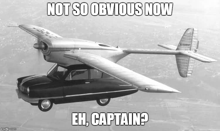 NOT SO OBVIOUS NOW EH, CAPTAIN? | made w/ Imgflip meme maker
