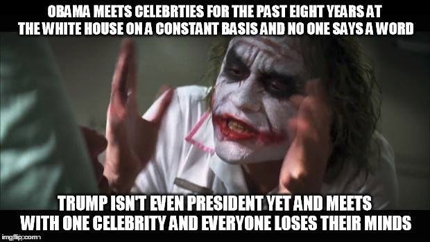 Kanye meets Trump today.. everyone loses their minds! | image tagged in kanye west,donald trump,the joker | made w/ Imgflip meme maker