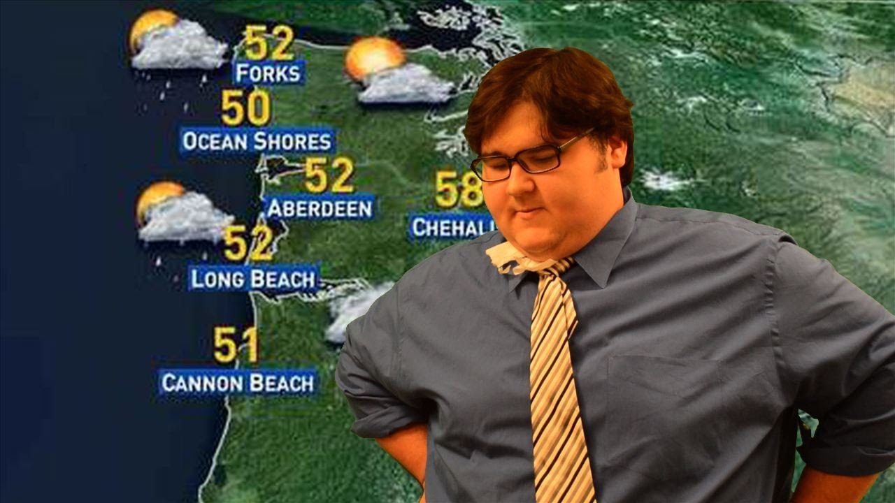 High Quality FAT WEATHER MAN Blank Meme Template