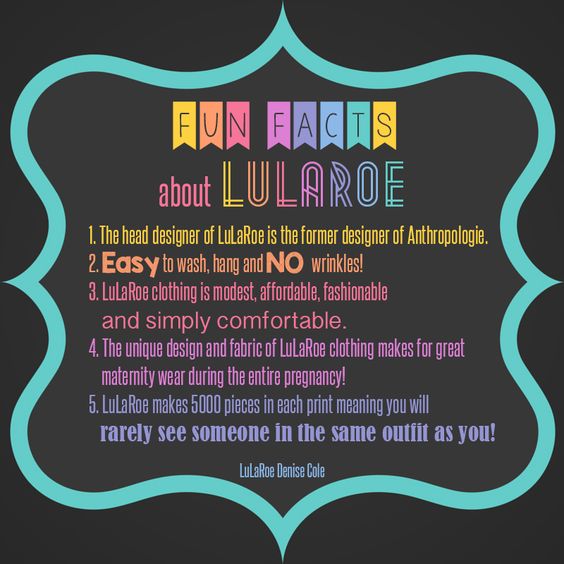 LuLaRoe FunFacts Blank Meme Template