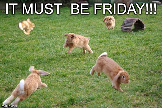 Friday | IT MUST  BE FRIDAY!!! | image tagged in memes | made w/ Imgflip meme maker