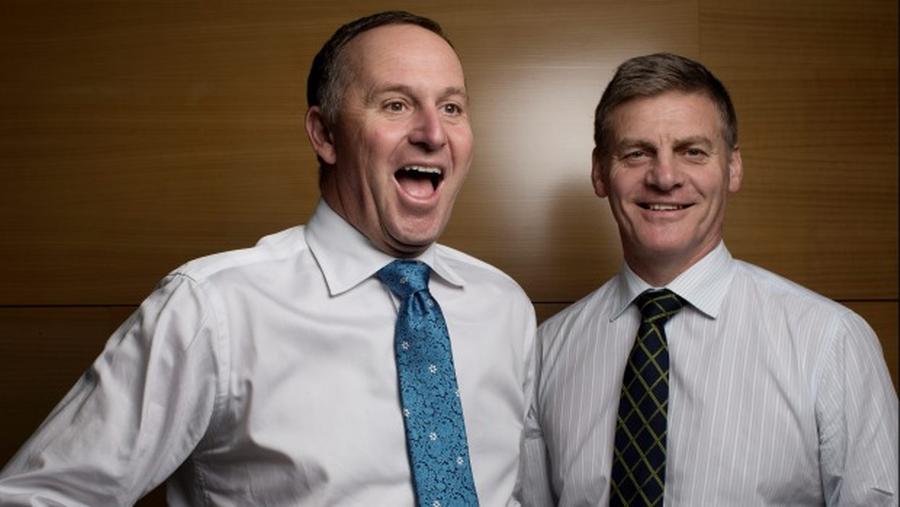 John Key & Bill English Blank Meme Template