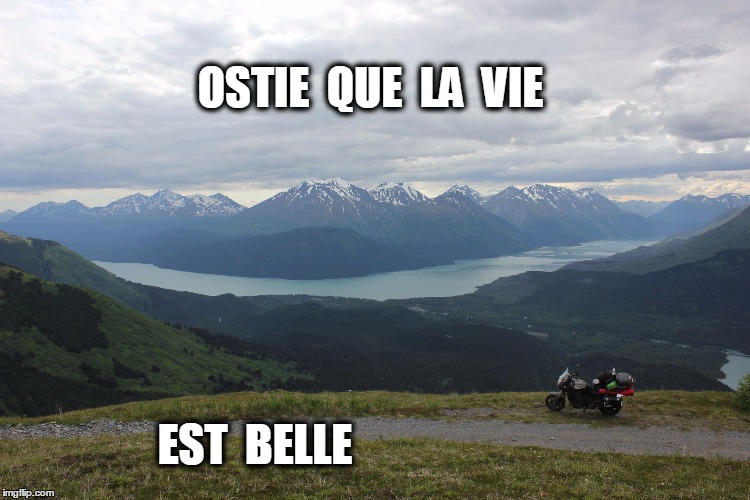 OSTIE  QUE  LA  VIE; EST  BELLE | image tagged in crownpoint | made w/ Imgflip meme maker
