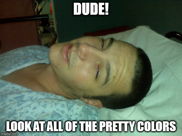 DUDE! LOOK AT ALL OF THE PRETTY COLORS | image tagged in look at all of the pretty colors | made w/ Imgflip meme maker