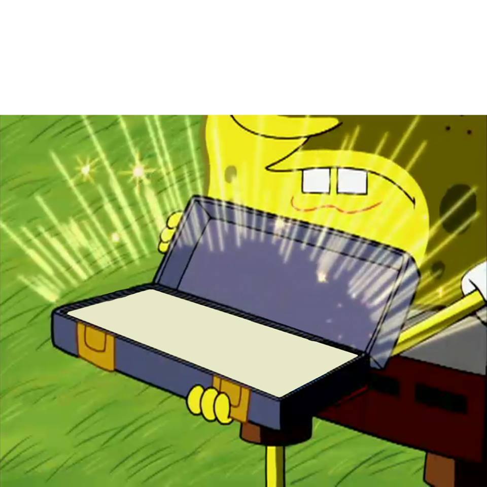 High Quality bob esponja la Blank Meme Template