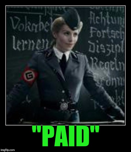 "PAID" | made w/ Imgflip meme maker