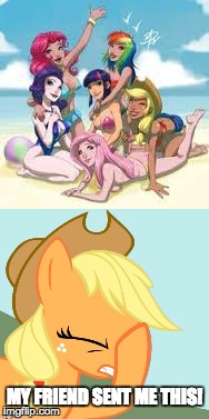 Why? | MY FRIEND SENT ME THIS! | image tagged in memes,why,my little pony,nsfw | made w/ Imgflip meme maker