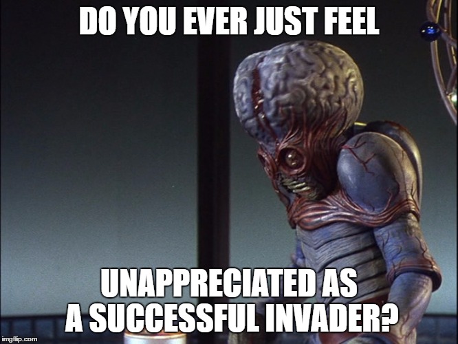 DO YOU EVER JUST FEEL UNAPPRECIATED AS A SUCCESSFUL INVADER? | made w/ Imgflip meme maker