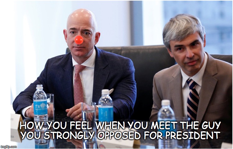 Bezo’s The Clown | HOW YOU FEEL WHEN YOU MEET THE GUY YOU STRONGLY OPPOSED FOR PRESIDENT | image tagged in bozo the clown,presidential race | made w/ Imgflip meme maker