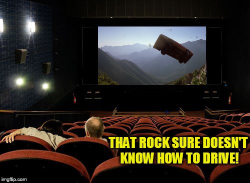 THAT ROCK SURE DOESN'T KNOW HOW TO DRIVE! | made w/ Imgflip meme maker