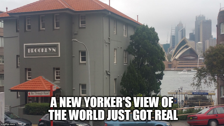 A NEW YORKER'S VIEW OF THE WORLD JUST GOT REAL | image tagged in new yorker's view of the world | made w/ Imgflip meme maker
