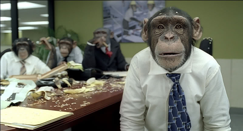 High Quality Monkey Department Blank Meme Template