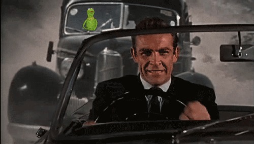 Connery vs Kermit Blank Meme Template