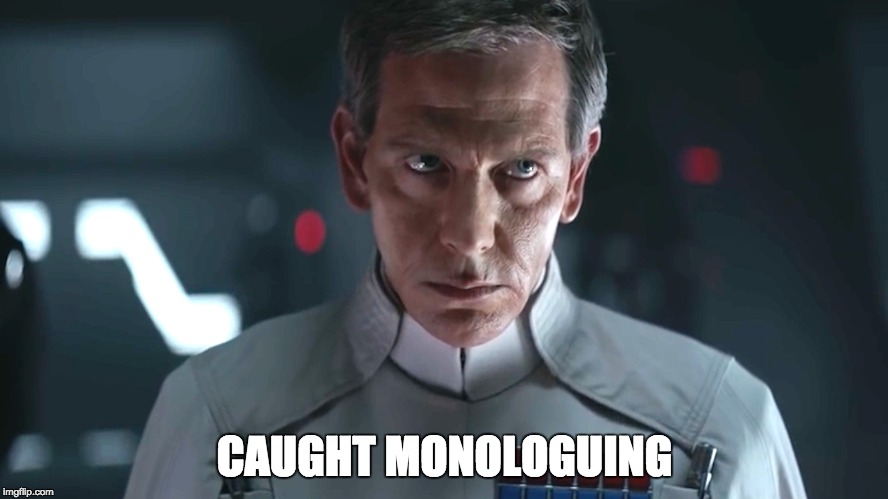 CAUGHT MONOLOGUING | made w/ Imgflip meme maker