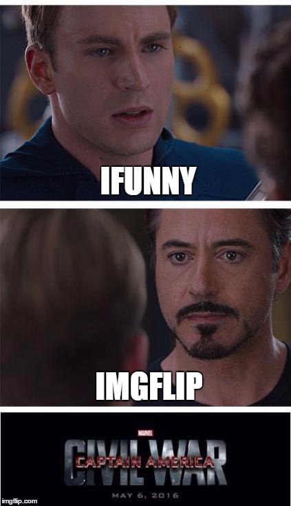 Marvel Civil War 1 Meme | IFUNNY; IMGFLIP | image tagged in memes,marvel civil war 1 | made w/ Imgflip meme maker