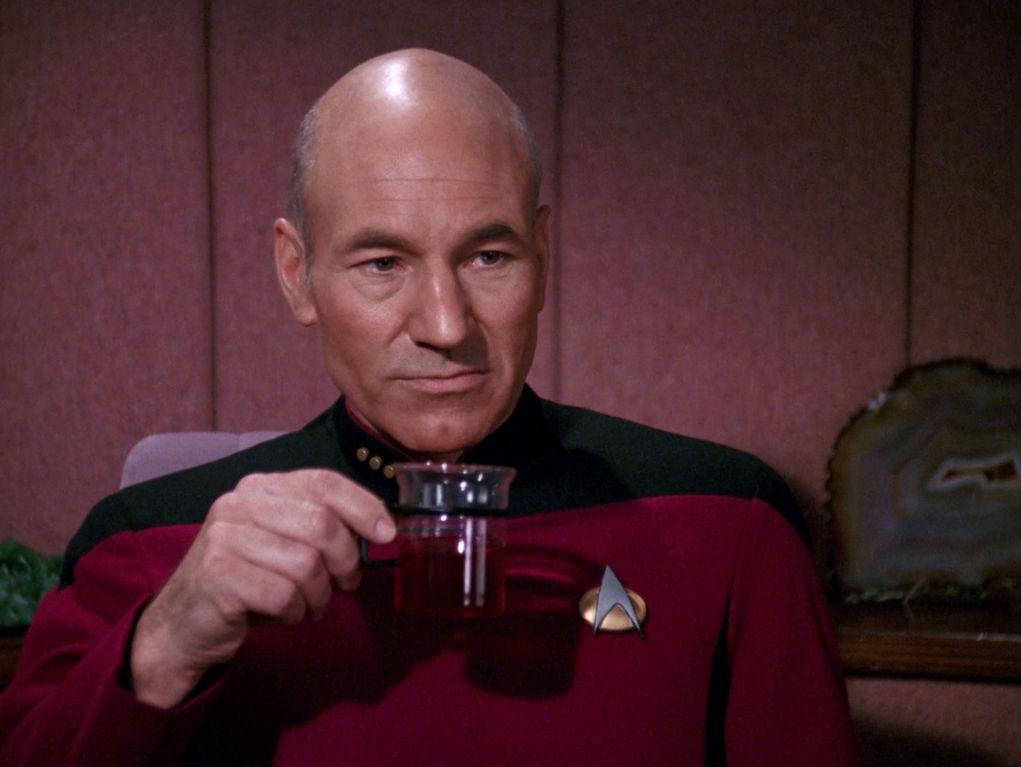 High Quality Picard tea Blank Meme Template