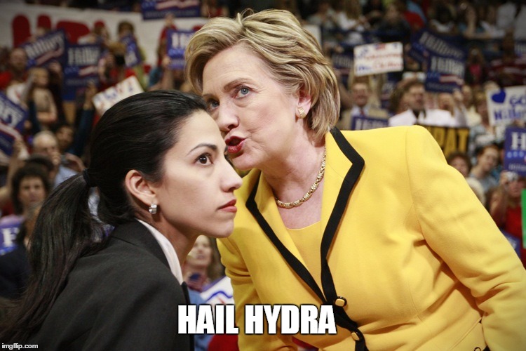 hillary clinton | HAIL HYDRA | image tagged in hillary clinton | made w/ Imgflip meme maker