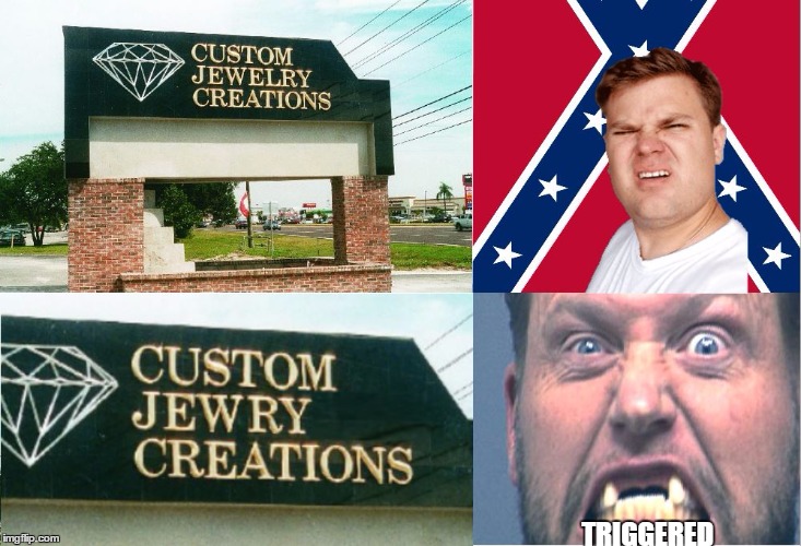 Triggered Redneck | TRIGGERED | image tagged in redneck,south,jews,kkk,funny | made w/ Imgflip meme maker