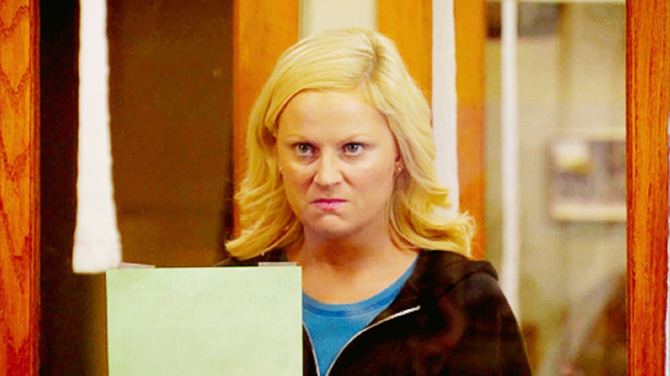 Leslie Knope Blank Meme Template