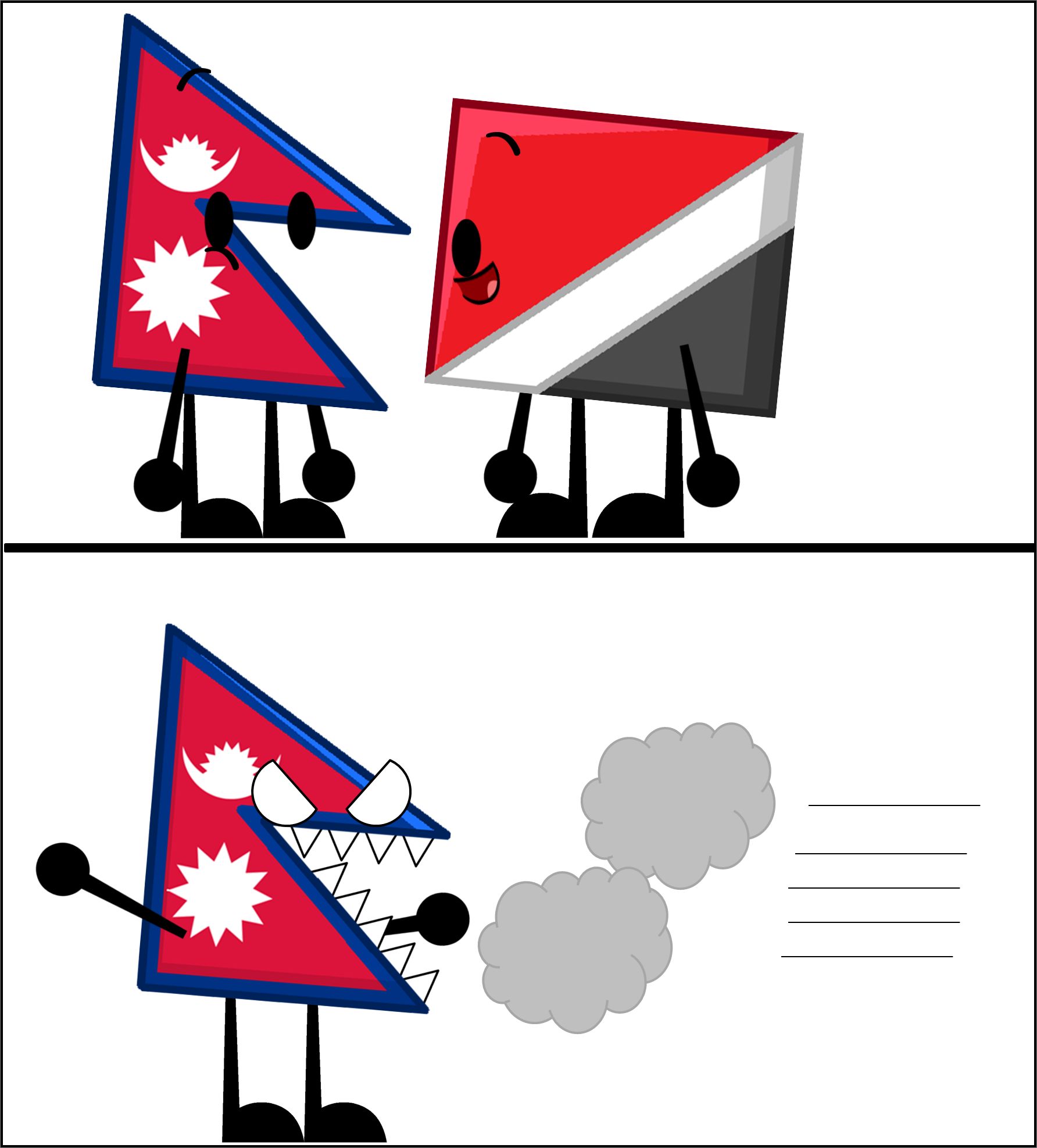 Nepal and Sealand Blank Meme Template