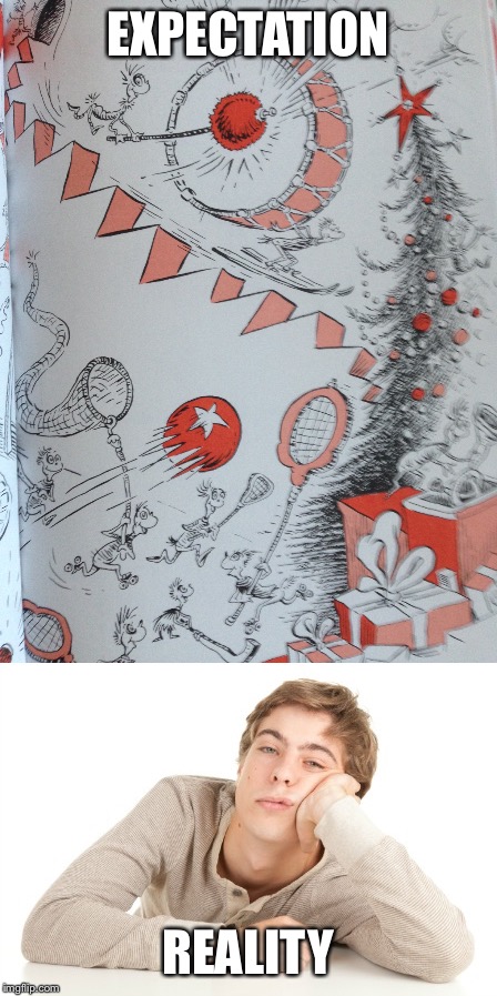 Christmas Break Expectations VS Reality | EXPECTATION; REALITY | image tagged in christmas,memes,funny,funny memes,meme,winter | made w/ Imgflip meme maker