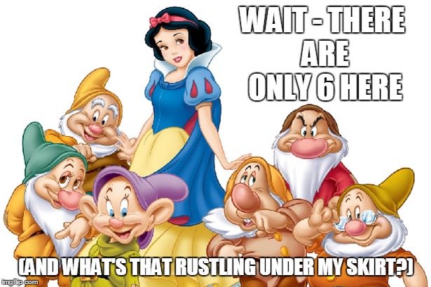 WAIT - THERE ARE ONLY 6 HERE (AND WHAT'S THAT RUSTLING UNDER MY SKIRT?) | made w/ Imgflip meme maker