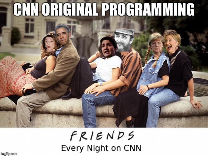 FRIENDS - The Elite |  CNN ORIGINAL PROGRAMMING | image tagged in obama,merkel,hillary,pelosi,trudeau,castro | made w/ Imgflip meme maker