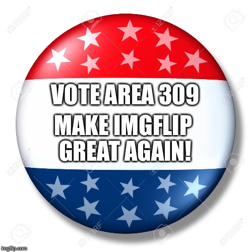 It worked for trump! | VOTE AREA 309; MAKE IMGFLIP GREAT AGAIN! | image tagged in blank for president | made w/ Imgflip meme maker