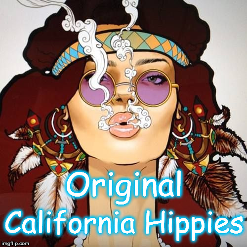 Original California Hippies on facebook | Original; California Hippies | image tagged in california,hippies,facebook | made w/ Imgflip meme maker