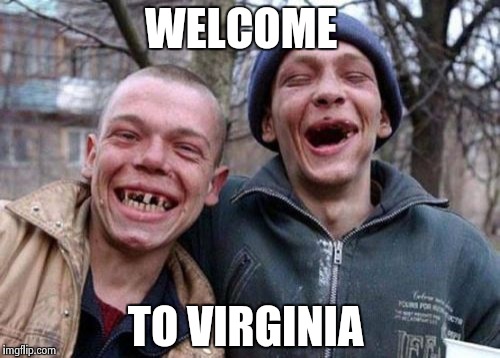 Ugly Twins | WELCOME; TO VIRGINIA | image tagged in memes,ugly twins | made w/ Imgflip meme maker