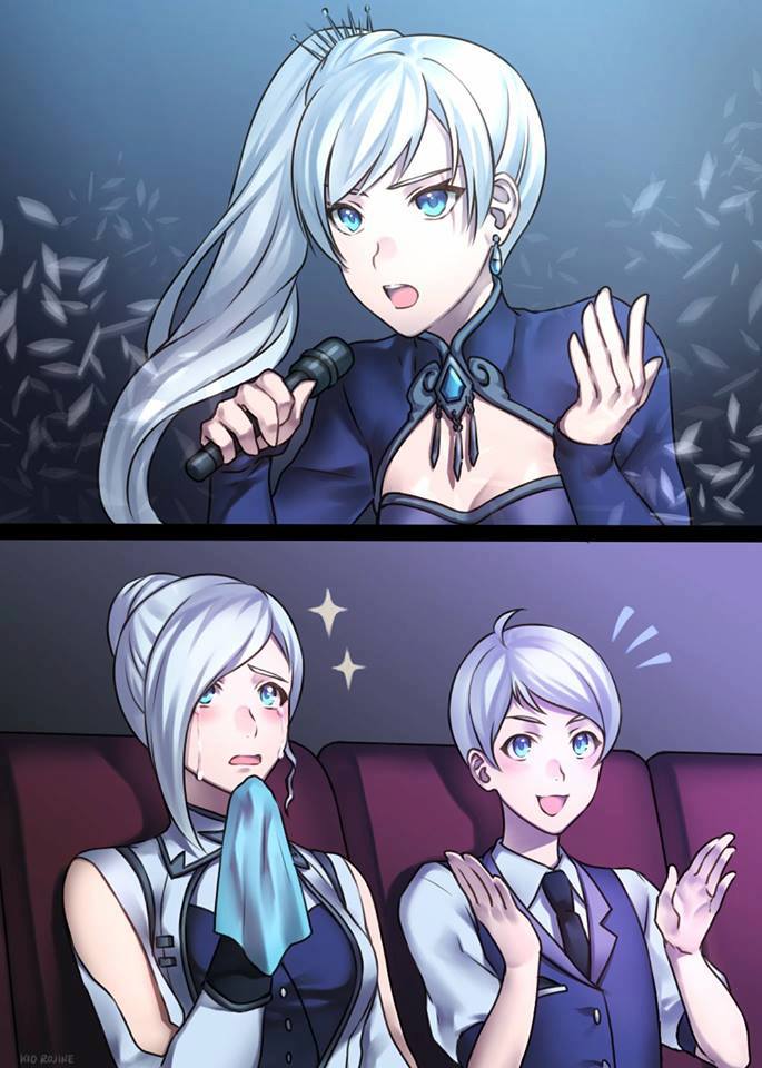 RWBY Weiss Singing Blank Meme Template