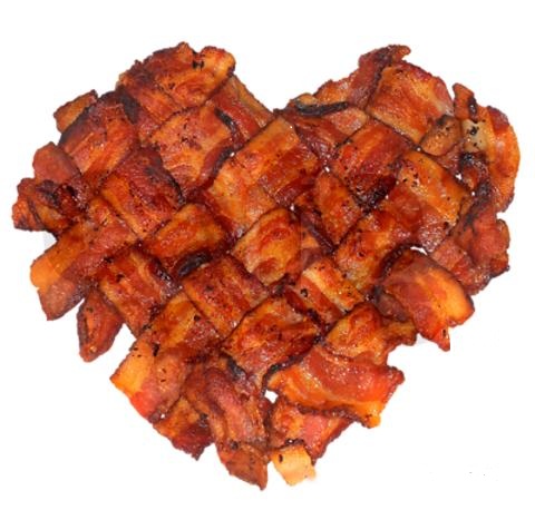 High Quality Bacon Heart Blank Meme Template