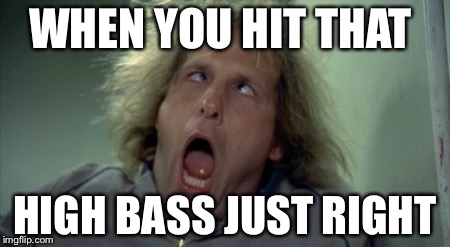 Scary Harry Meme | WHEN YOU HIT THAT; HIGH BASS JUST RIGHT | image tagged in memes,scary harry | made w/ Imgflip meme maker