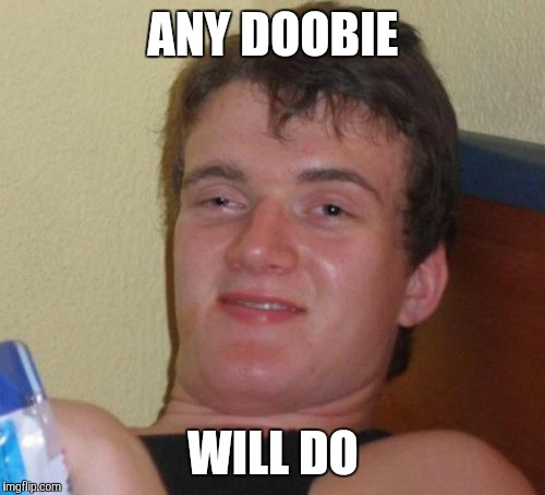 10 Guy Meme | ANY DOOBIE WILL DO | image tagged in memes,10 guy | made w/ Imgflip meme maker