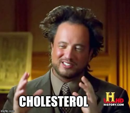 Ancient Aliens Meme | CHOLESTEROL | image tagged in memes,ancient aliens | made w/ Imgflip meme maker