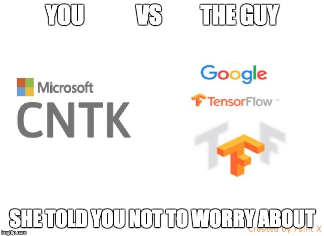 YOU            VS         THE GUY; SHE TOLD YOU NOT TO WORRY ABOUT | image tagged in computer nerd,microsoft,google | made w/ Imgflip meme maker