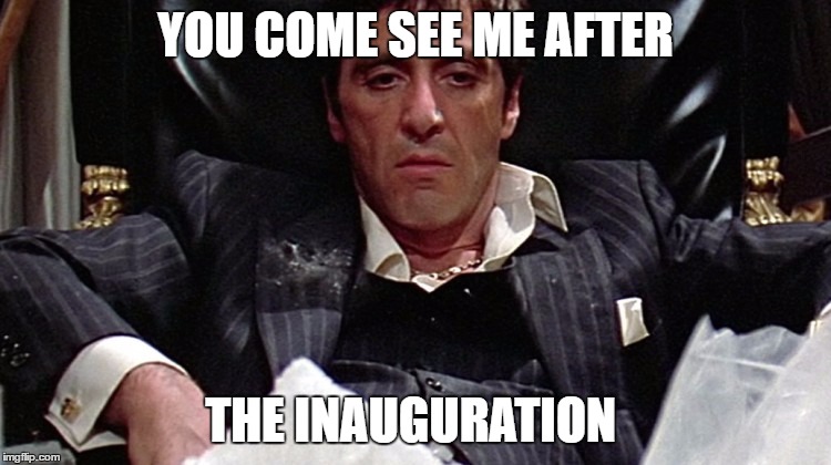YOU COME SEE ME AFTER THE INAUGURATION | made w/ Imgflip meme maker