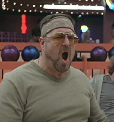 Walter from Big Lebowski Blank Meme Template