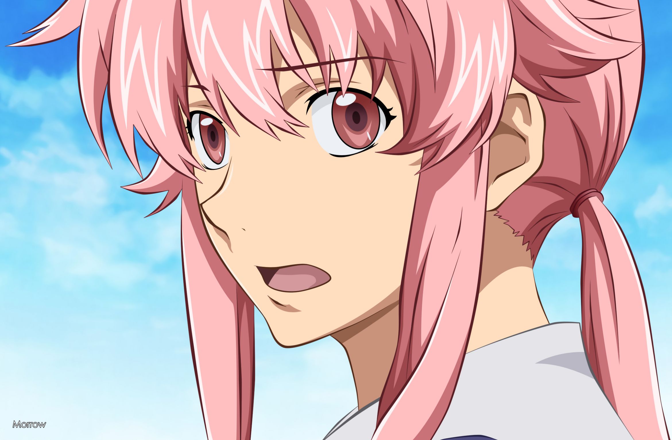 yuno stare Blank Meme Template