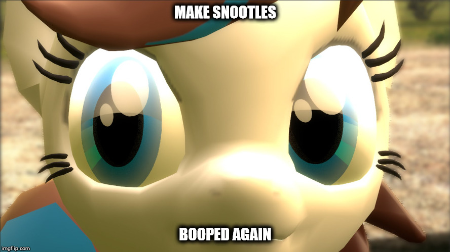 BreezyPonB33 | MAKE SNOOTLES; BOOPED AGAIN | image tagged in breezyponb33 | made w/ Imgflip meme maker