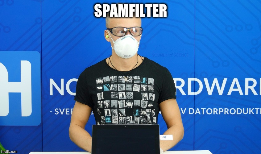 SPAMFILTER | made w/ Imgflip meme maker