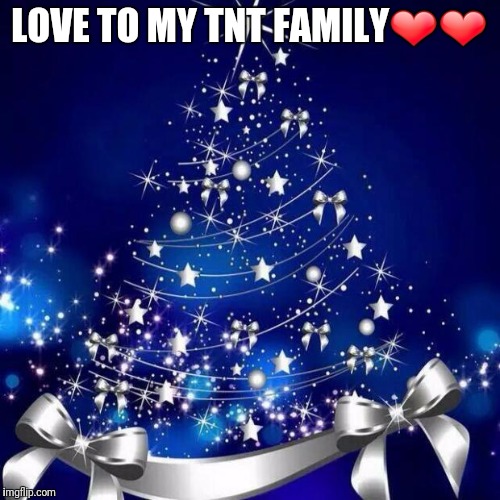 Merry Christmas  | LOVE TO MY TNT FAMILY❤❤ | image tagged in merry christmas | made w/ Imgflip meme maker