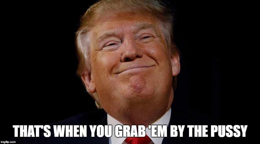 THAT'S WHEN YOU GRAB 'EM BY THE PUSSY | made w/ Imgflip meme maker
