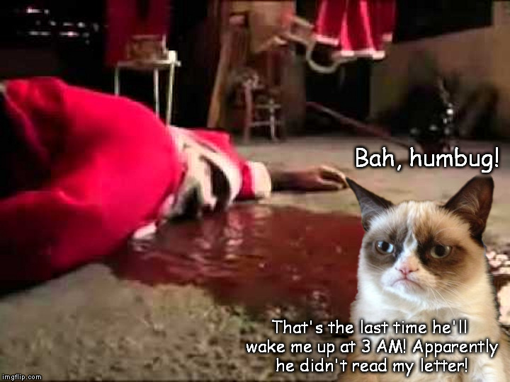 Everyone Has a Limit | Bah, humbug! That's the last time he'll wake me up at 3 AM! Apparently he didn't read my letter! | image tagged in humbug | made w/ Imgflip meme maker