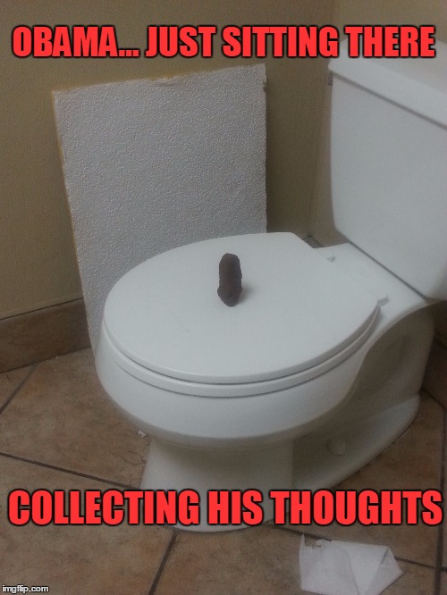 Deep thoughts. | OBAMA... JUST SITTING THERE; COLLECTING HIS THOUGHTS | image tagged in obama | made w/ Imgflip meme maker