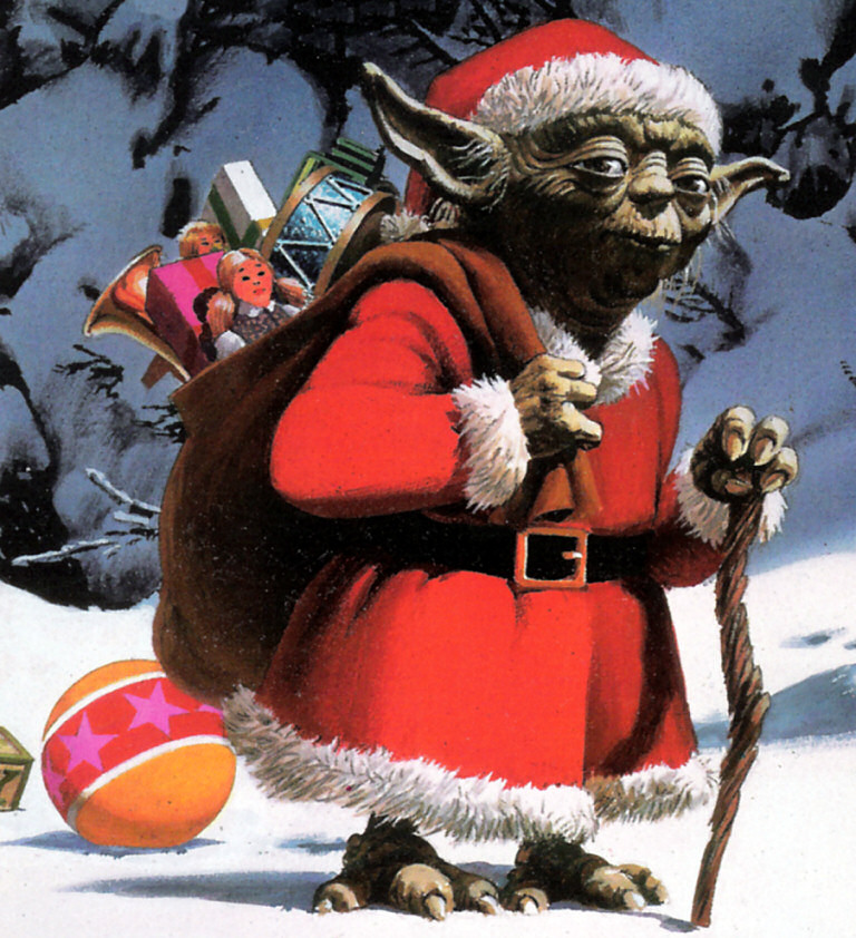 Yoda Claus Blank Meme Template