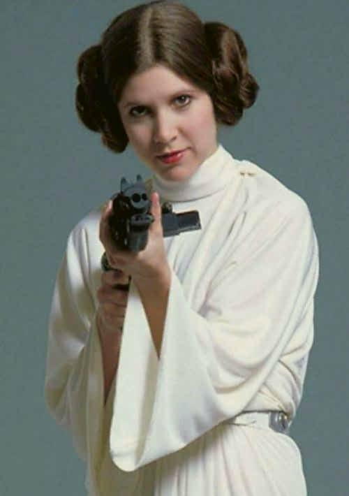 High Quality Princess Leia - Carrie Fisher Blank Meme Template