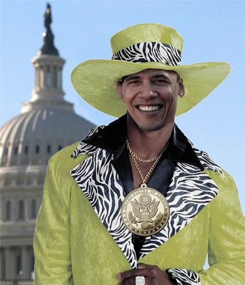 High Quality Mac Daddy Obama Blank Meme Template