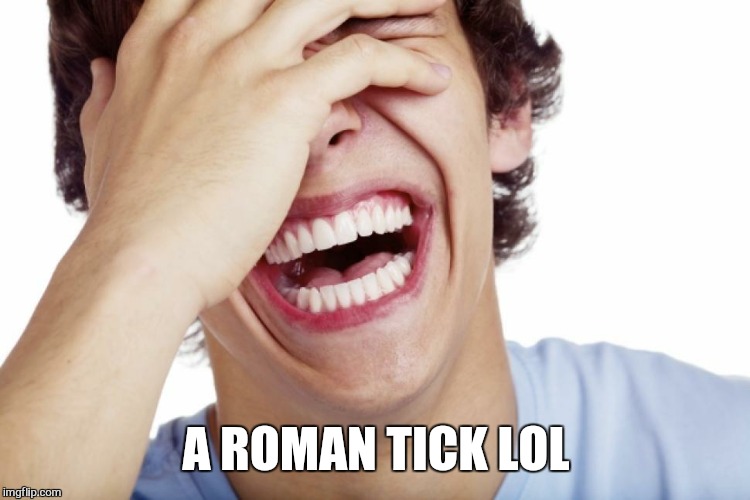 A ROMAN TICK LOL | made w/ Imgflip meme maker